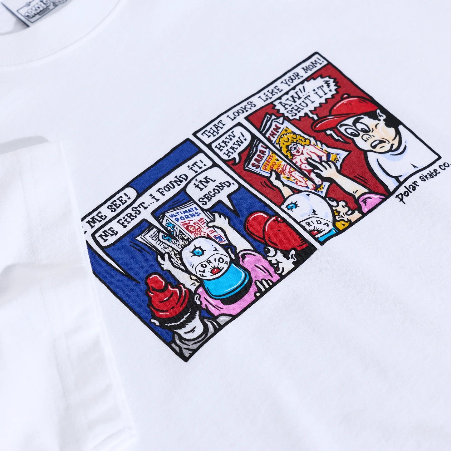 Polar Skate Co. - Shut It! Tee - White