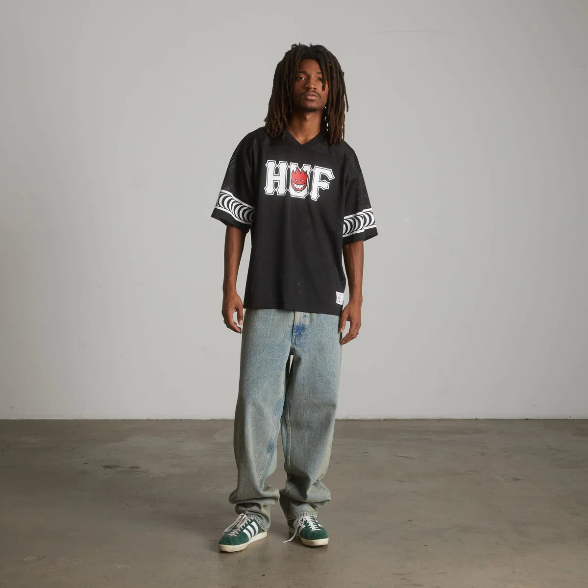 HUF - Spitfire End Zone Jersey - Black