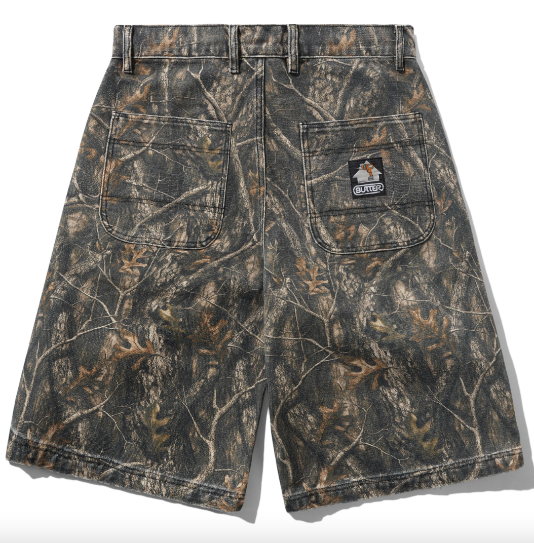 Butter Goods - Work Shorts - Forest Camo