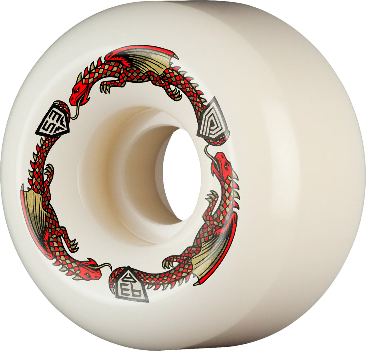 Powell Peralta - Dragon Formula Red 93A V6 Asymmetrical Shape Wheel - 53mm