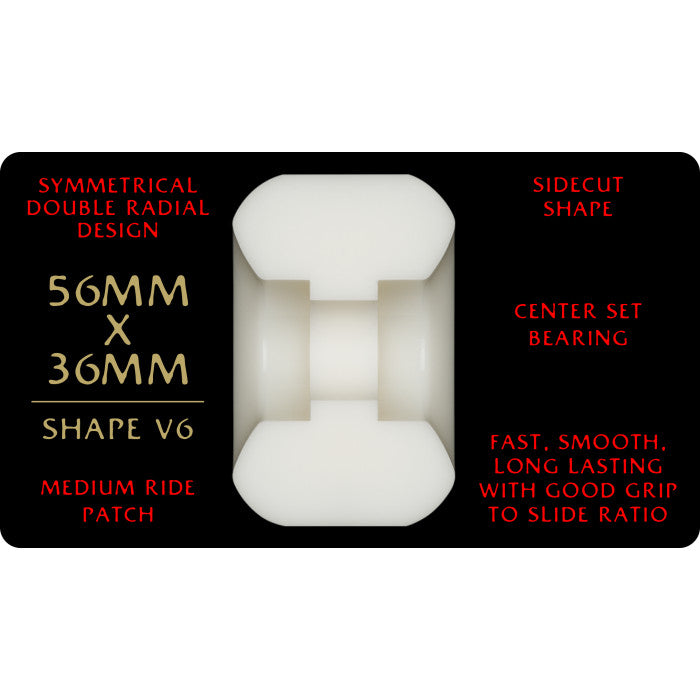 Powell Peralta - Dragon Formula Red V6 93a Symmetrical Wheel - 56mm