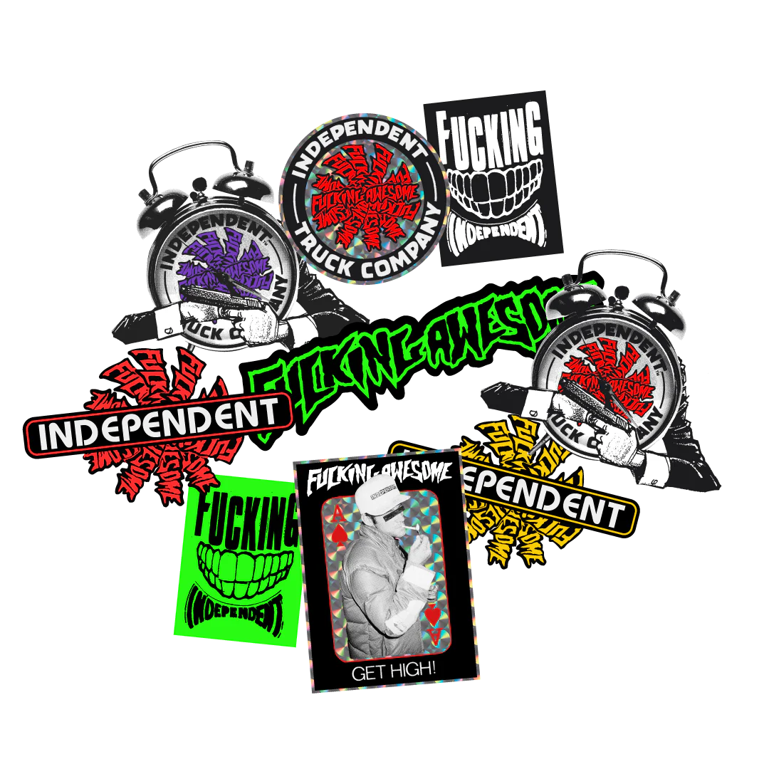 Fucking Awesome - Independent Trucks Sticker Pack