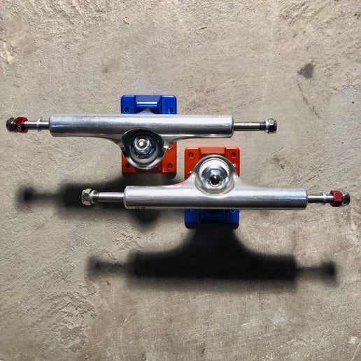 Ace Trucks - AF1 Anodized Blue - Orange
