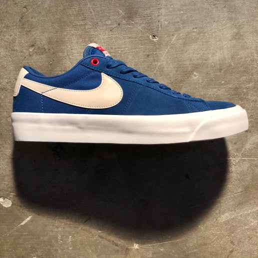 Nike SB - Zoom Blazer Low Pro GT - Court Blue - Light Orewood Brown