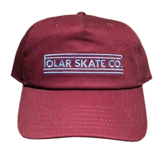 Polar Skate Co. - Jake Twill Stretch Cap - Dark Wine