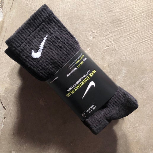 Nike SB - Everyday Lightweight Crew Sock 3 Pack - Black