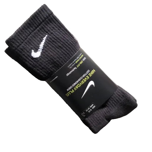 Nike SB - Everyday Lightweight Crew Sock 3 Pack - Black