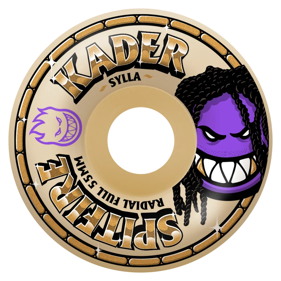 Spitfire Wheels - Kader Sylla Rolly Formula Four Radial Full 99d Wheel - 55mm Natural