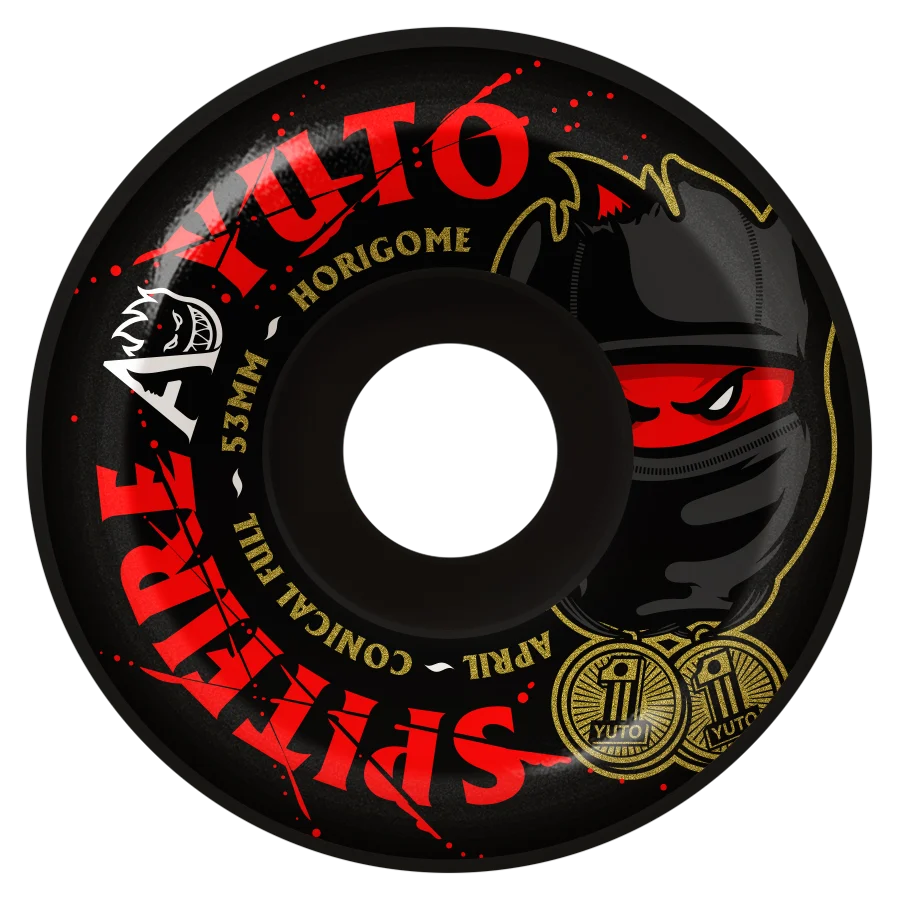 Spitfire Wheels - Yuto Horigome x April Formula Four Conical Full Wheel - 53mm 99d Black