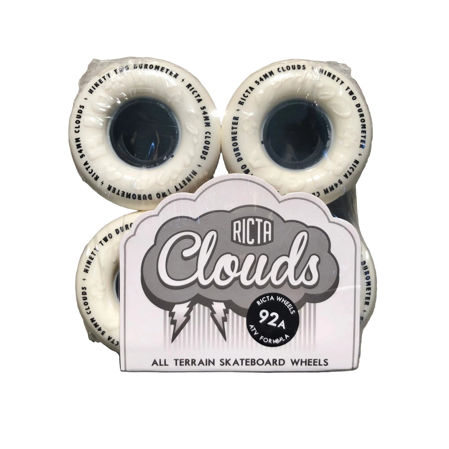 Ricta Wheels - Clouds 92a - Black / White