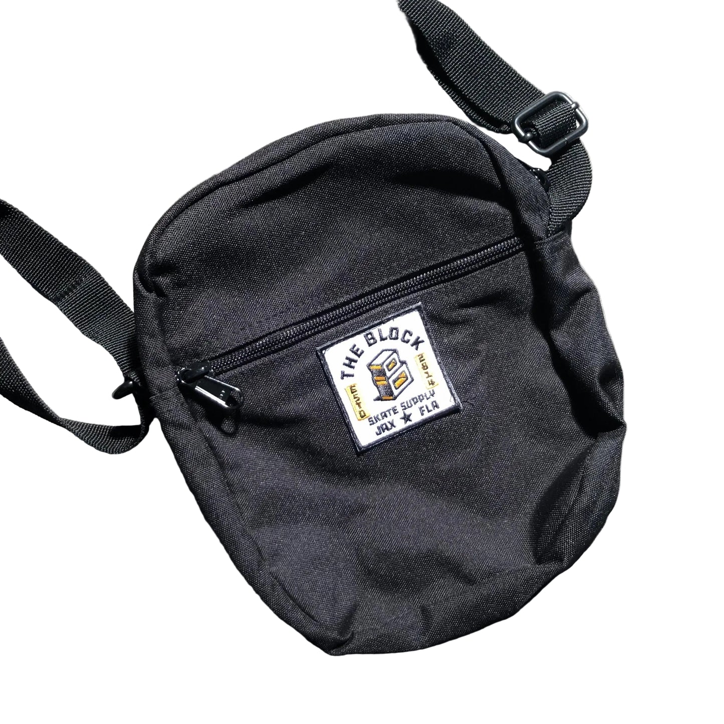 Block - Roots Logo Shoulder Bag - Black