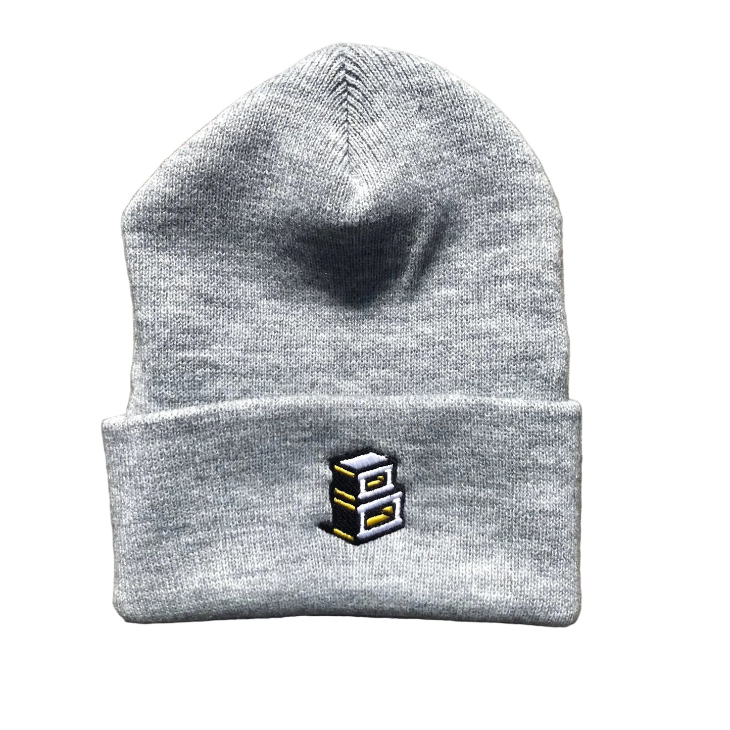 Block - Roots B Logo Cuffed Beanie - Grey