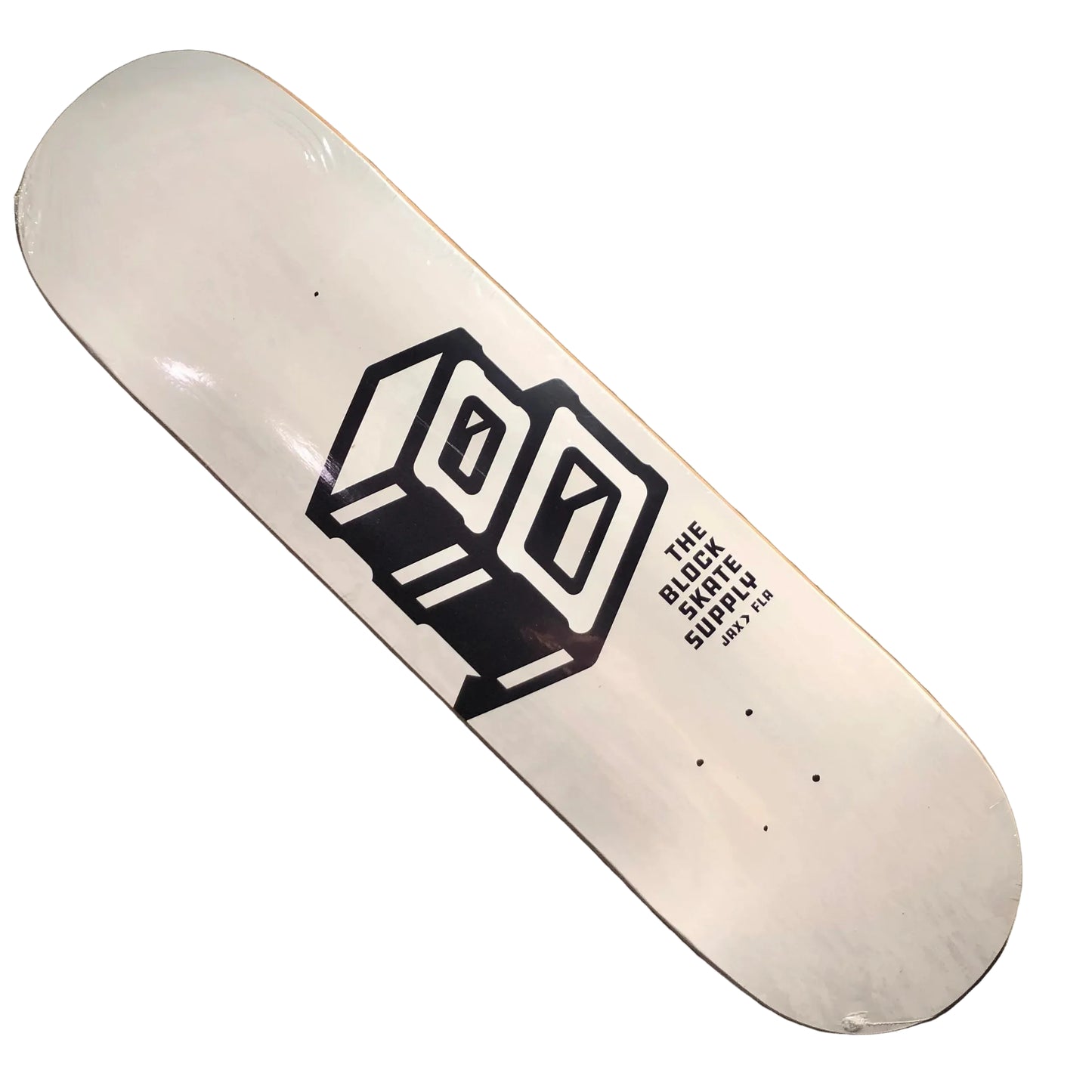 Block - Roots B Logo Deck - White
