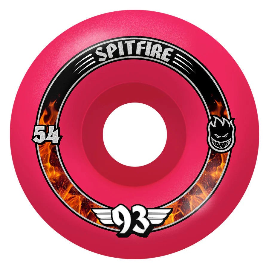 Spitfire Wheels - Formula Four 93d Pink Radial Wheel - 54mm
