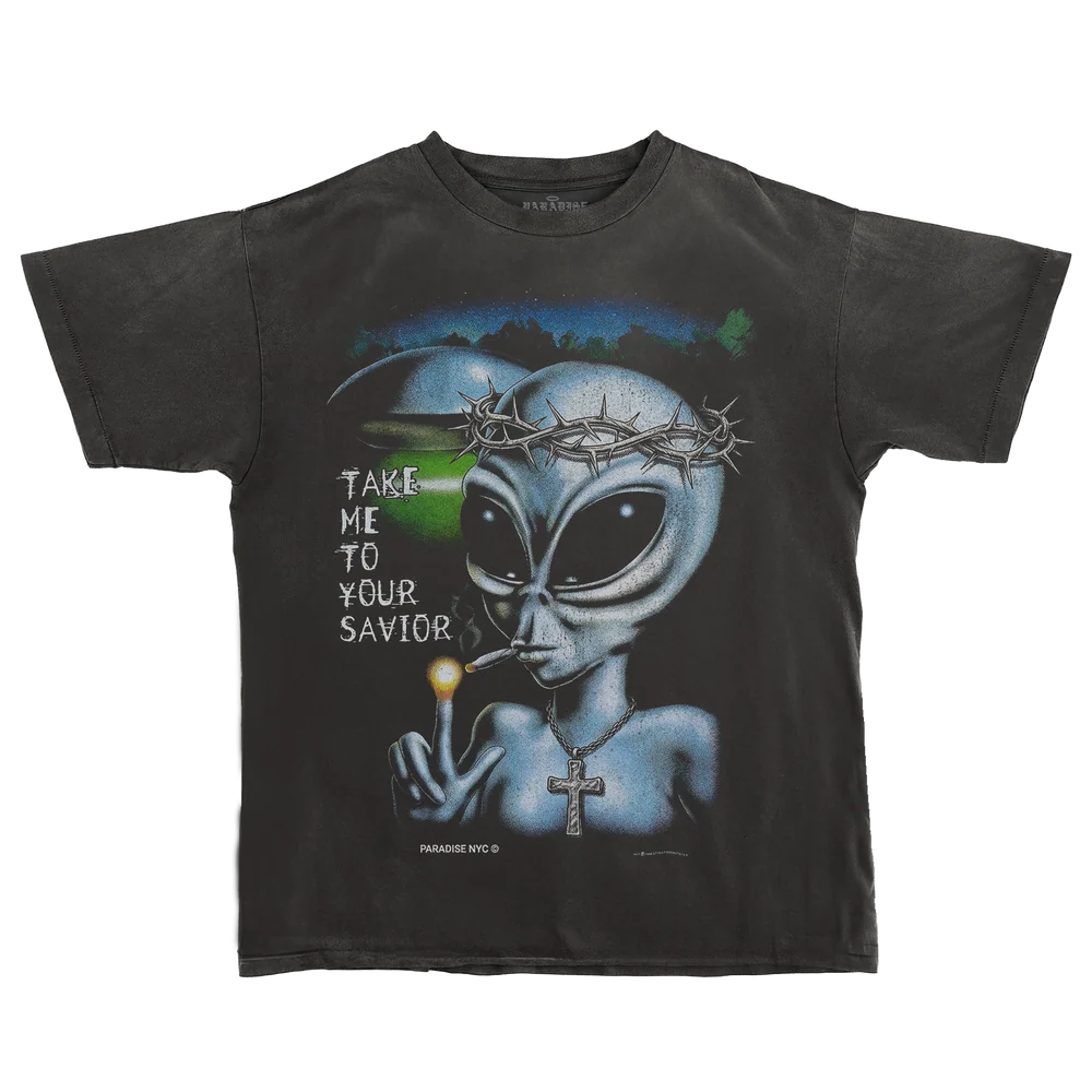 Paradise NYC - Take Me to Your Savior T-Shirt - Vintage Black