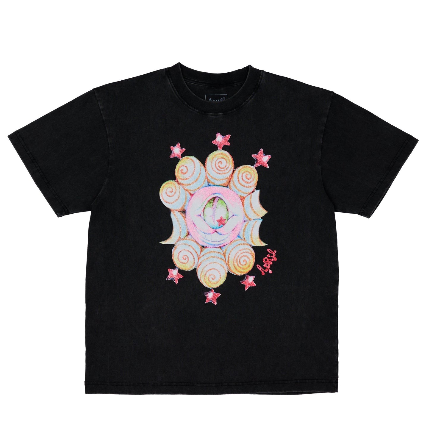 April Skateboards - Eye by Ema Gaspar T-Shirt - Vintage Black