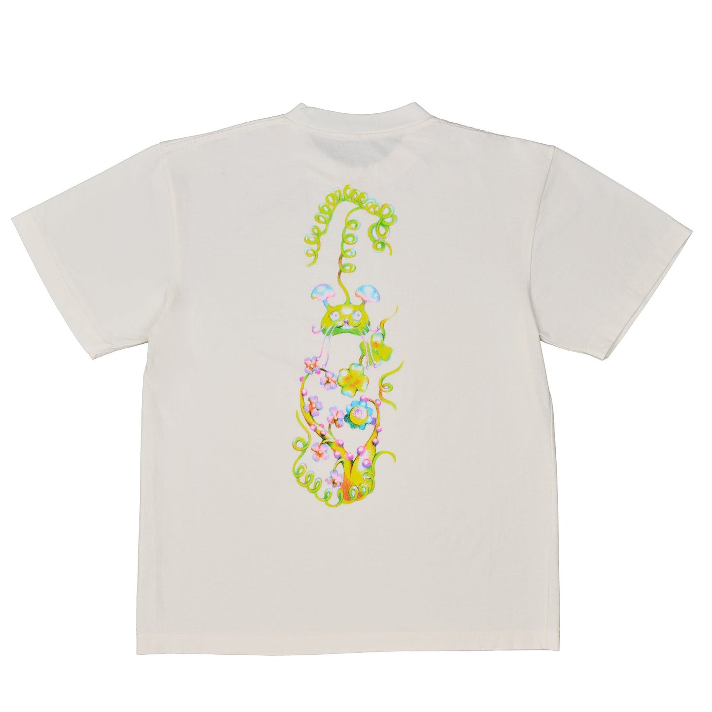 April Skateboards - Mushroom by Ema Gaspar T-Shirt - White