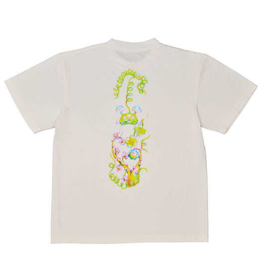 April Skateboards - Mushroom by Ema Gaspar T-Shirt - White