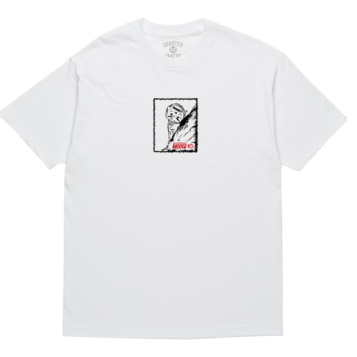 Quartersnacks - Boulder Top 10 T-Shirt - White