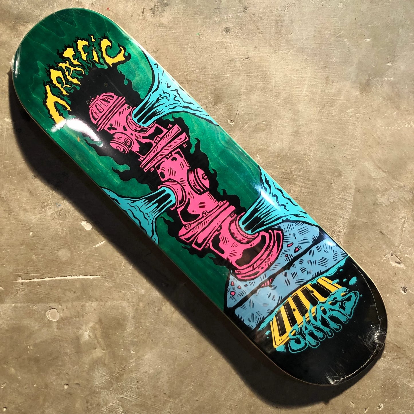 Traffic Skateboards - James Sayres Fire Hazard Deck - 8.5"