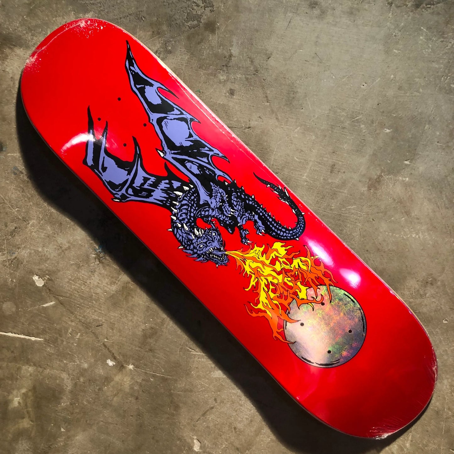 Welcome Skateboards - Firebreather on Popsicle Deck - Red/Prism 8.25"