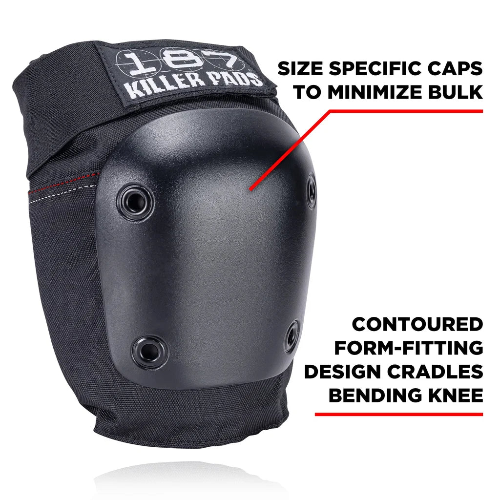 187 Killer Pads - Fly Knee Pad Set - Black