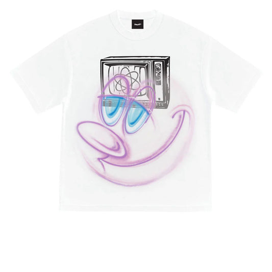HUF - Kenny Scharf Television Childhood T-Shirt - White