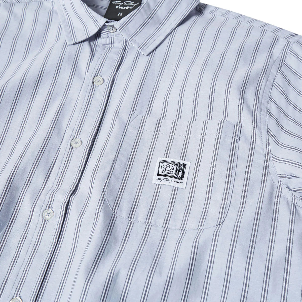 HUF - Kenny Scharf Television Stripe Button Down Shirt - Multi
