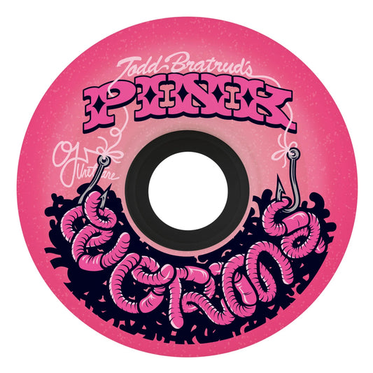 OJ Wheels - Todd Bratrud Pink Worms Super Juice Wheel - 60mm 78a