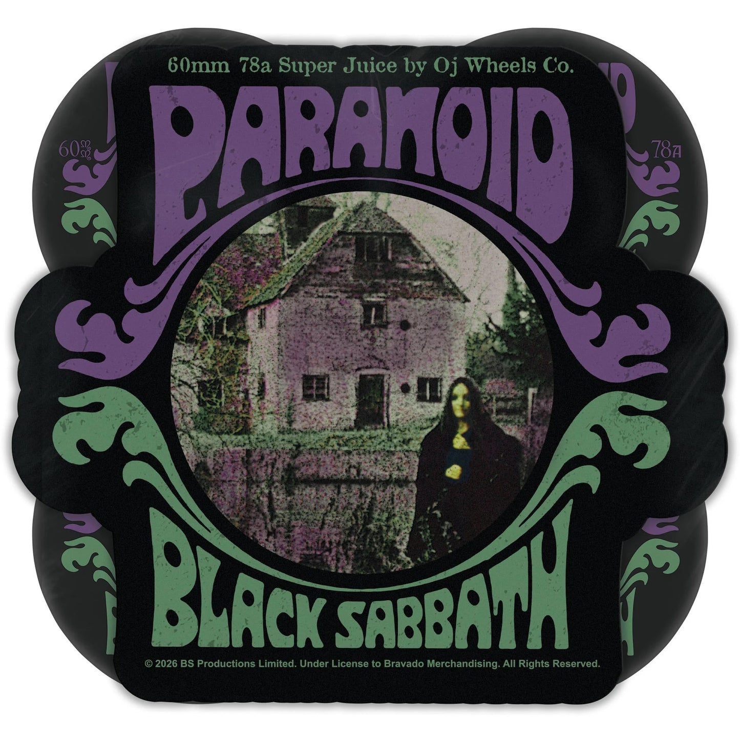 OJ Wheels - Black Sabbath Paranoid Super Juice Wheel - 60mm 78a