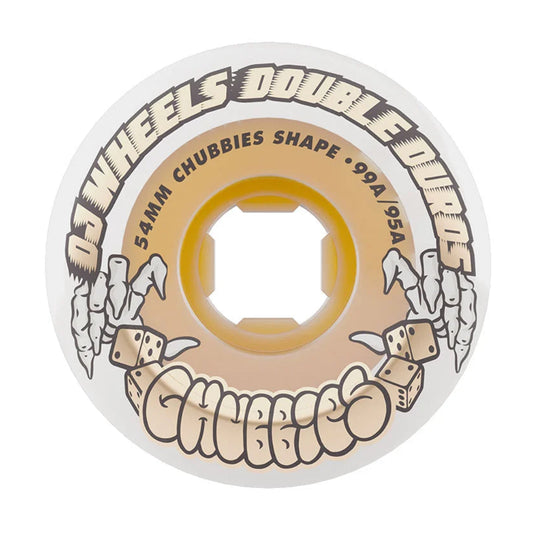 OJ Wheels - Double Duro Wheel - White Gum 54mm 99a/95a