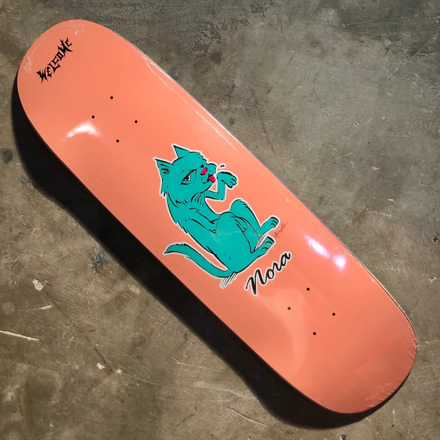 Welcome Skateboards - Nora Vasconcellos Feral on Sphynx Deck - Pink 8.8"