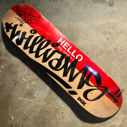 DGK - Hello My Name Is Stevie Williams Deck - 8.25"