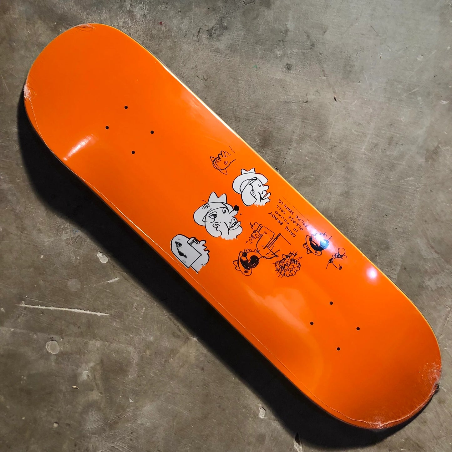 Polar Skate Co. - Dane Brady Mia Deck - 8.5" Orange