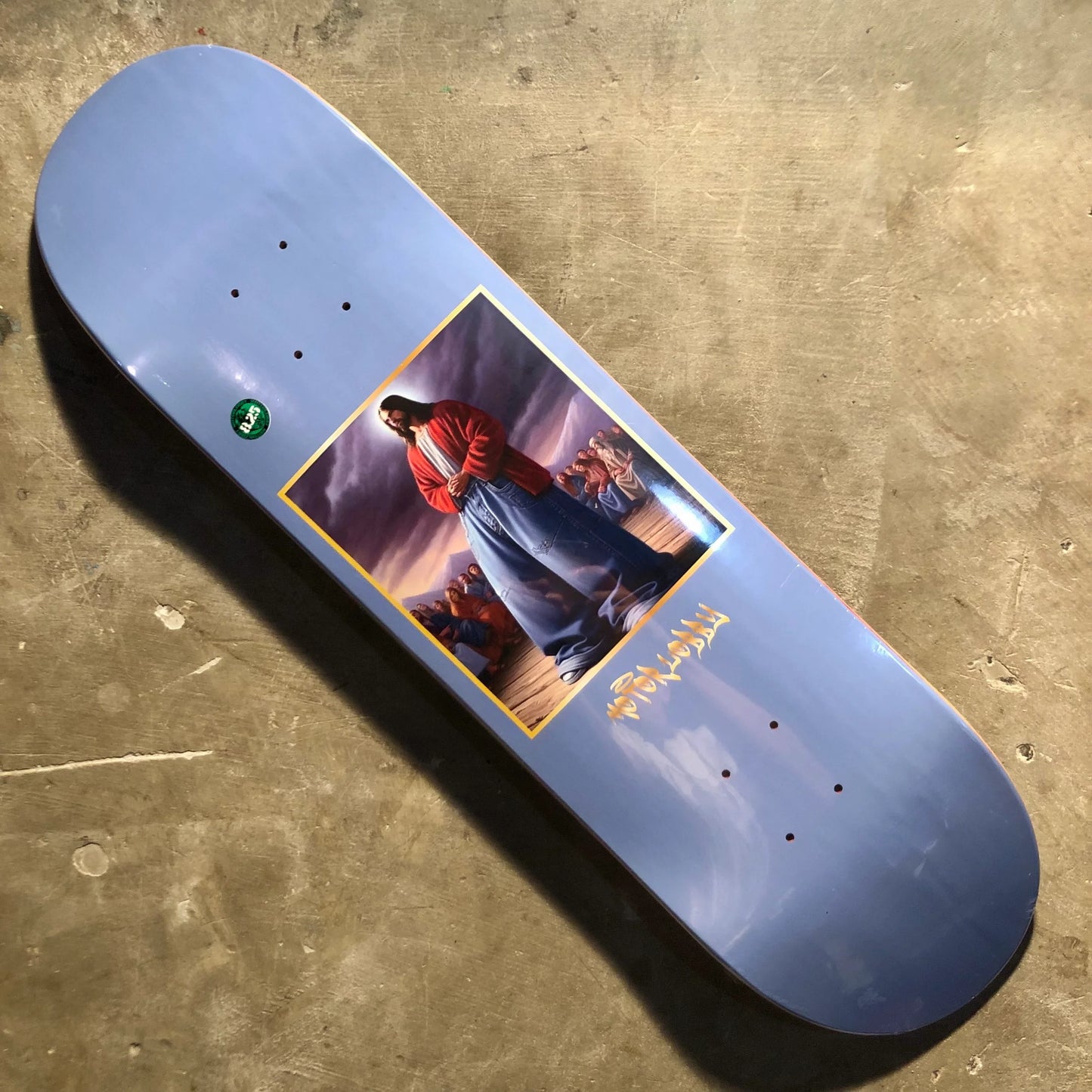 Motor Lobby Skateboards - Forbidden 14 Deck - 8.25" Blue