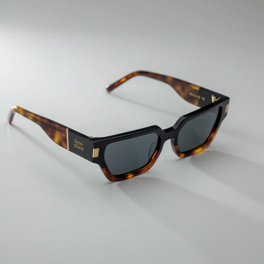 Time-Place - A Von Sunglass Frame - Black - Tortoise