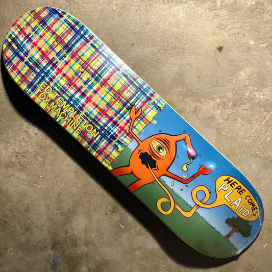 Toy Machine - Ed Templeton Plaid Deck - 8.5"