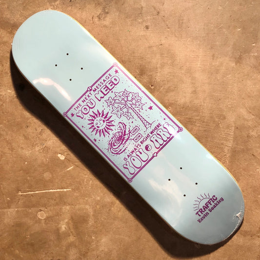 Traffic Skateboards - Kevin Coakley Be Here Now Deck - 8.0"