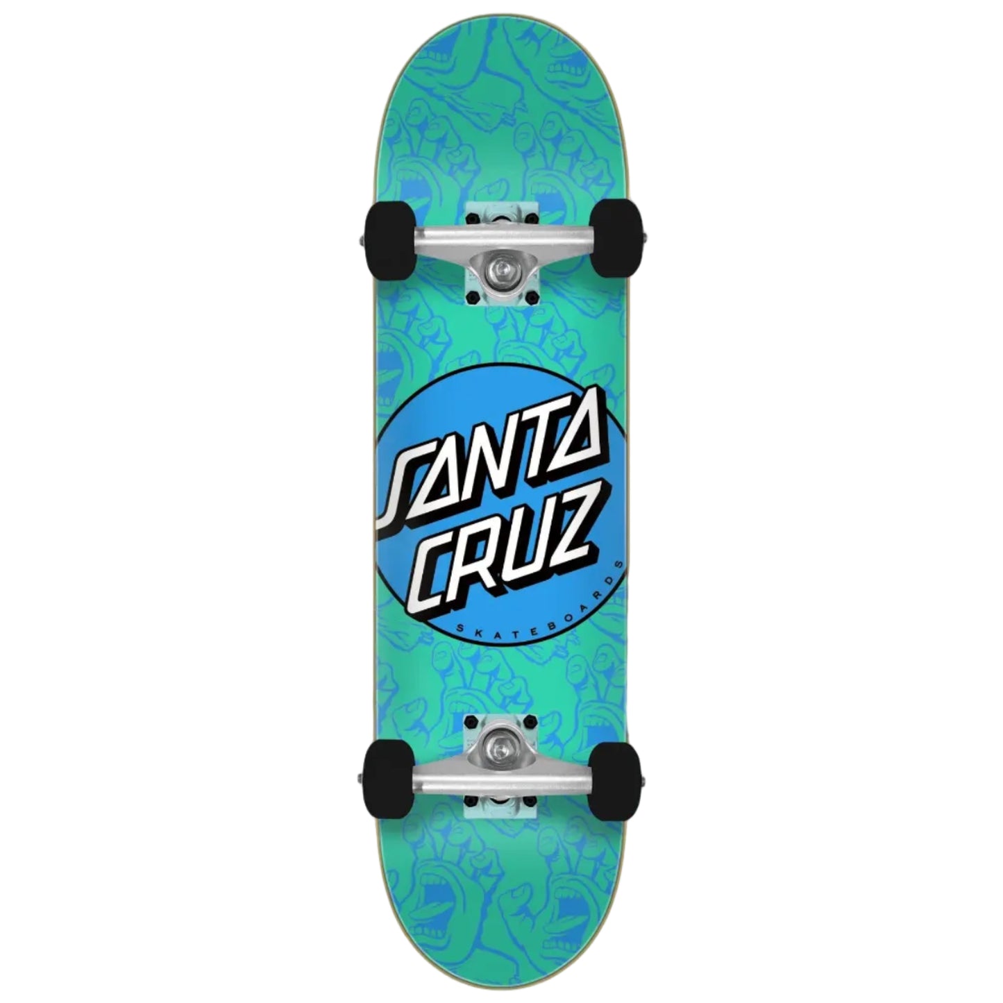 Santa Cruz Skateboards - Other Dot Hands Mini Complete Skateboard - 8.25"