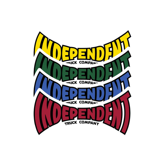 Independent Trucks - Span Logo 6in Independent Sticker - Assorted Colors