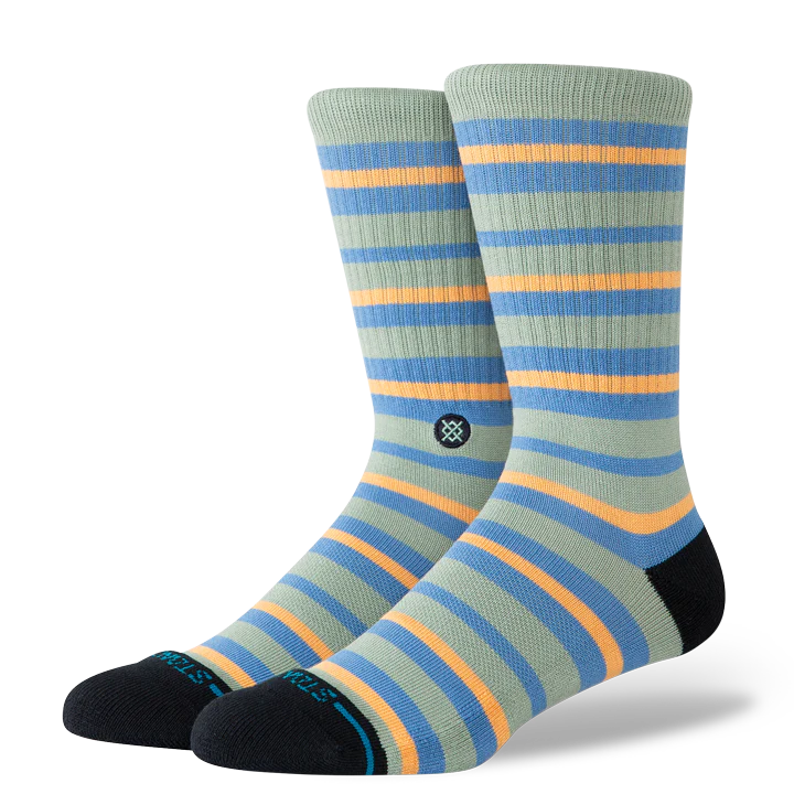Stance Socks - Brett Crew Sock - Light Green