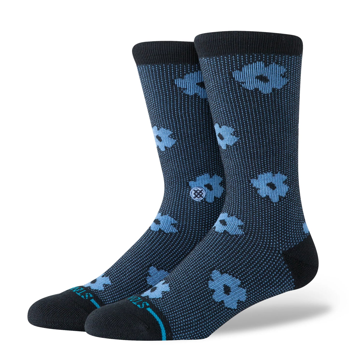 Stance Socks - Digital Daisy Crew Sock - Black