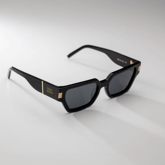 Time-Place - A Von Sunglass Frame - Black - Black