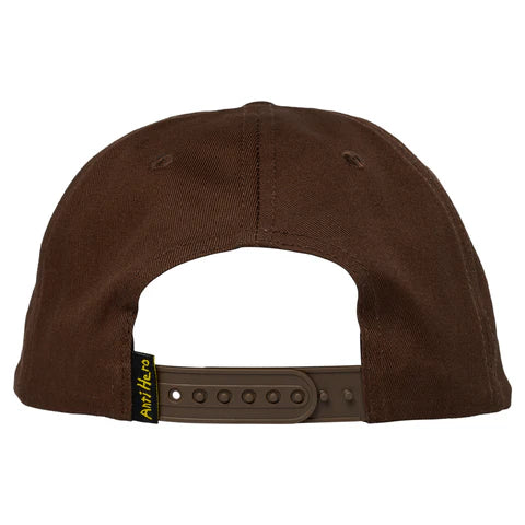 Anti-Hero Skateboards - Expressions Snapback Hat - Brown