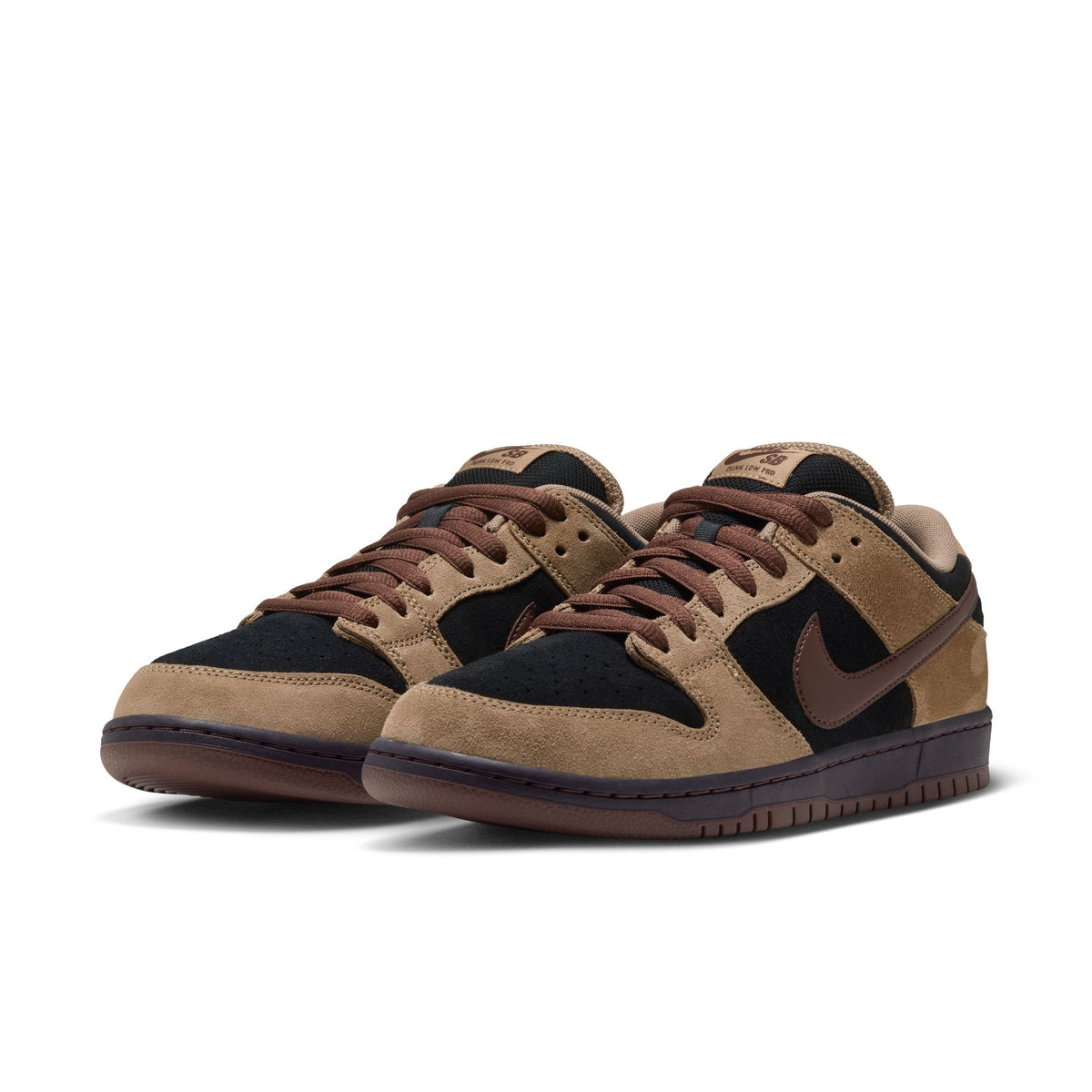 Nike SB - Dunk Low Pro - FILBERT/LT CHOCOLATE-BLACK-BURGUNDY ASH