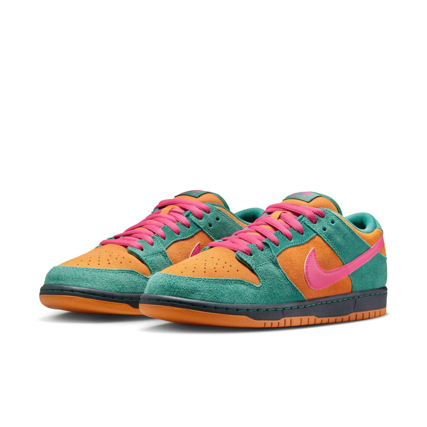 Nike SB - Dunk Low Pro - Green Noise / Watermelon / Light Curry