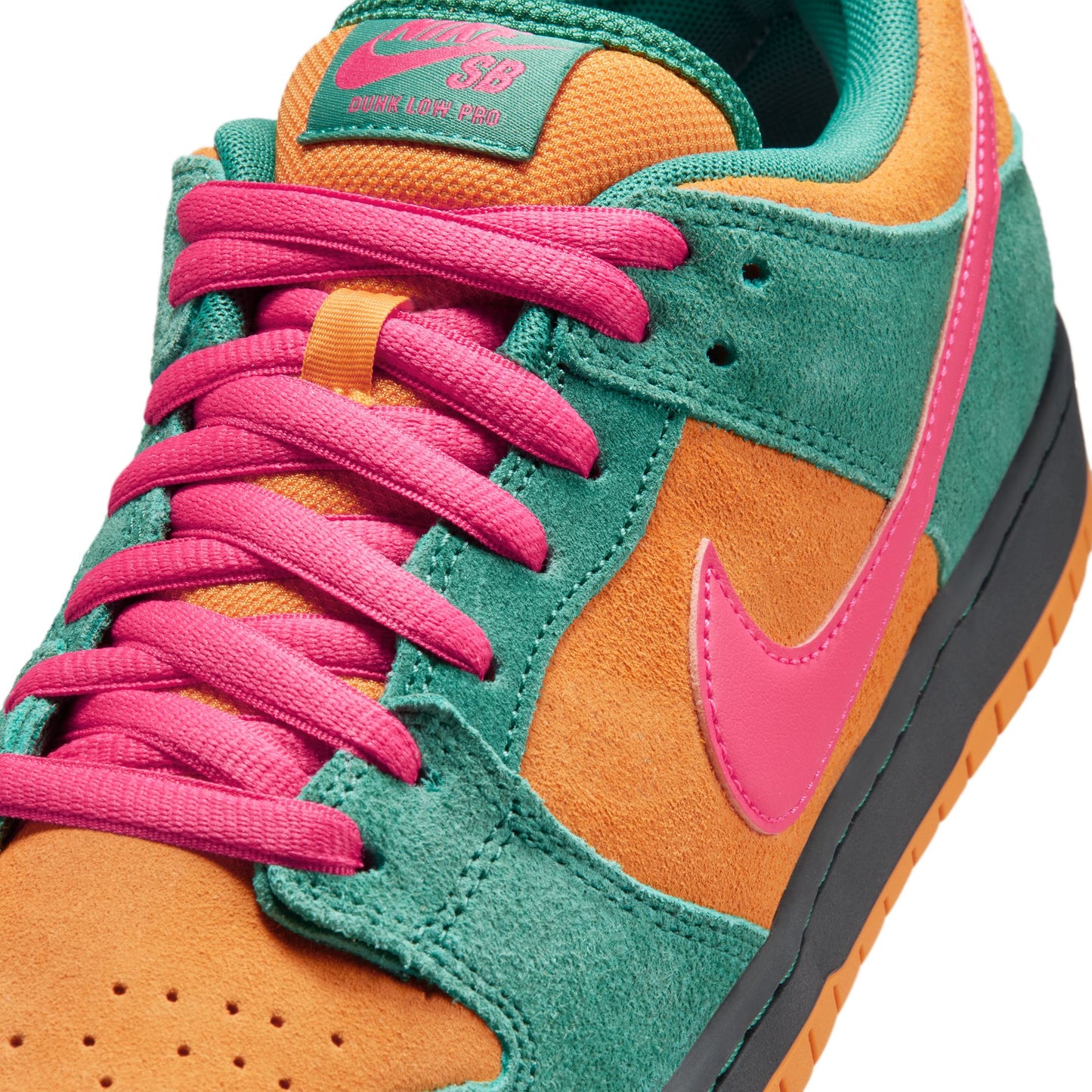 Nike SB - Dunk Low Pro - Green Noise / Watermelon / Light Curry