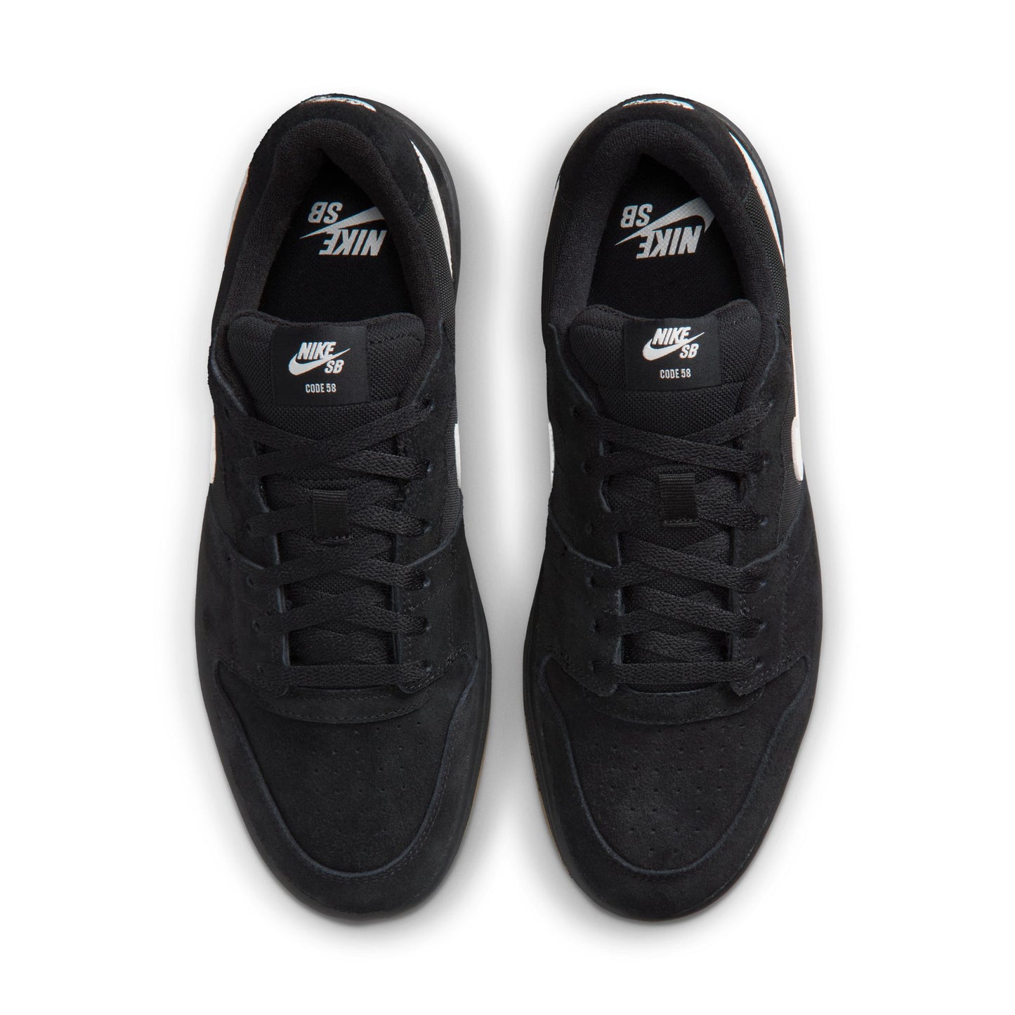 Nike SB - Code 58 Shoe - Black / Summit White / Gum - Light Brown