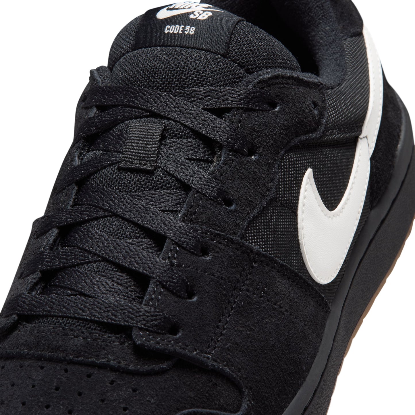 Nike SB - Code 58 Shoe - Black / Summit White / Gum - Light Brown
