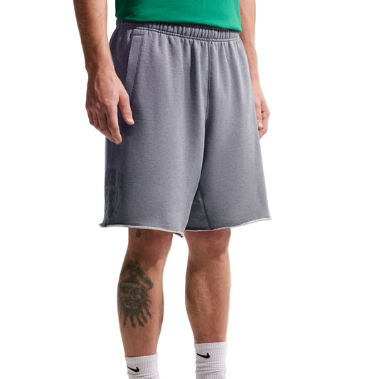 Nike SB - Graphic Fleece Skate Shorts - Cool Grey / Heather / White